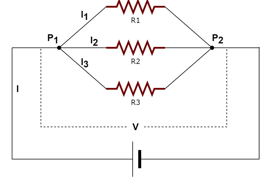 Voltage Current Characteristics of Resistors in Parallel